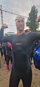 Erik bij de start